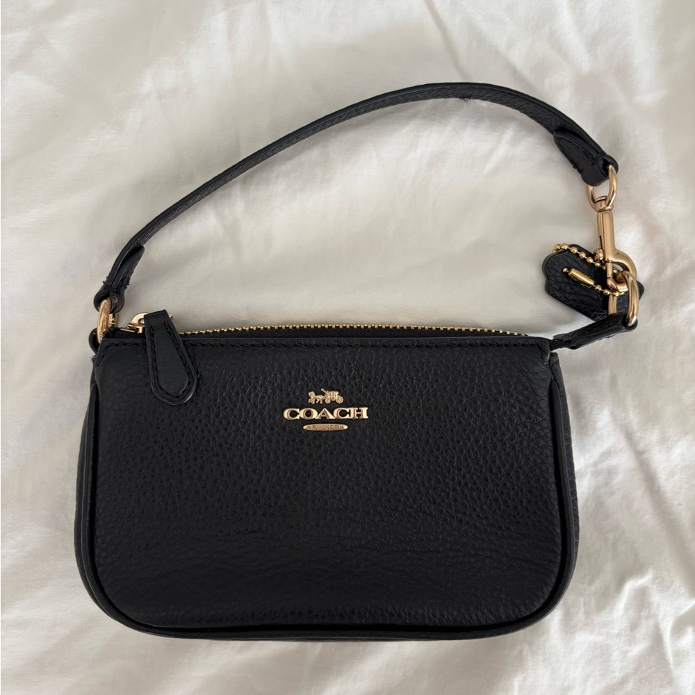 Coach Nolita 15 Black With Gold Accents